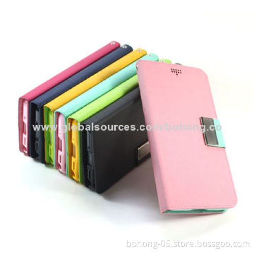 +Grain Color-match TPU Folio Cases for Samsung N9000, Different Colors Available